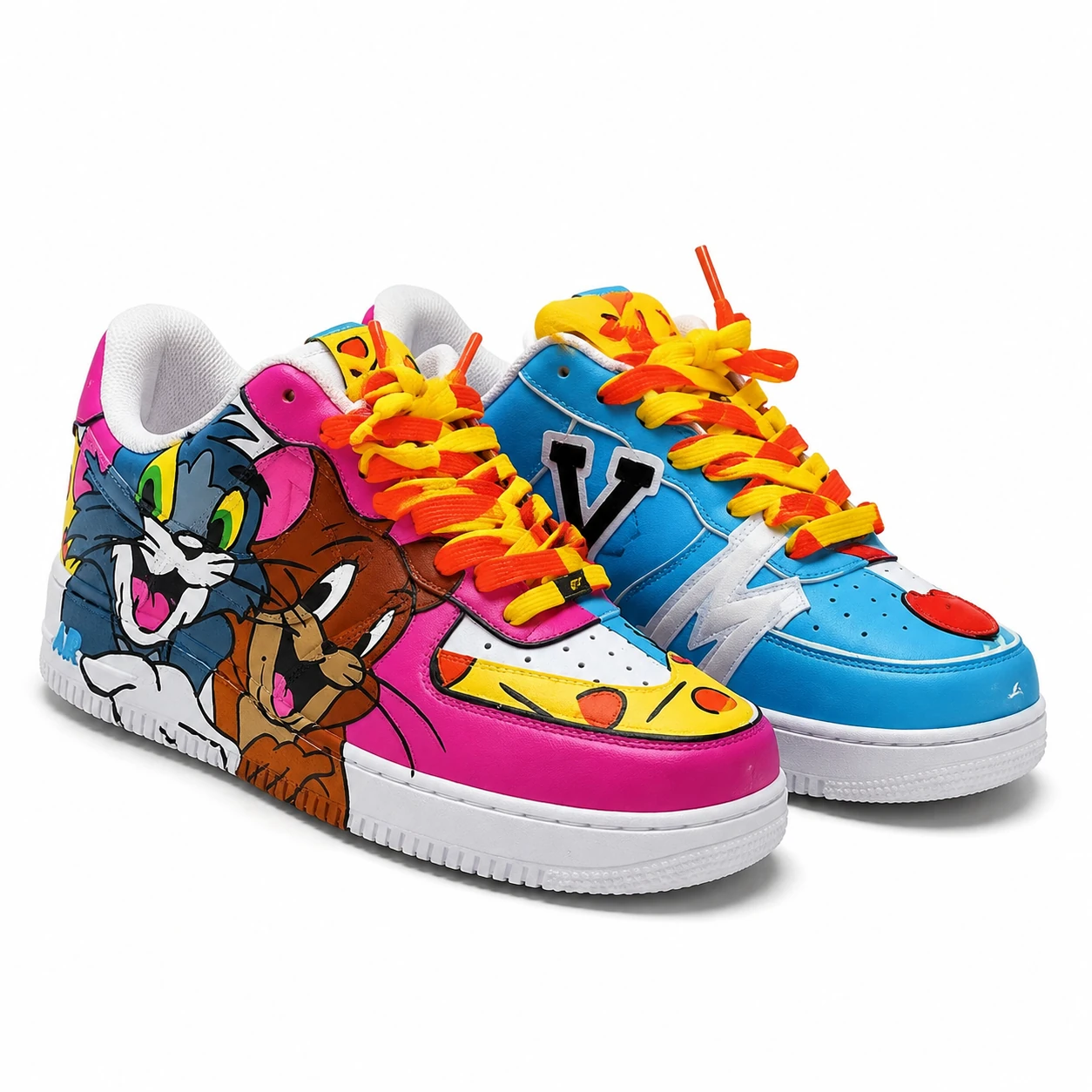 کفش ایرفورس 1 کاستوم طرح Tom And Jerry