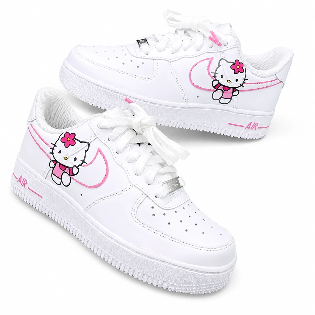 کفش ایرفورس 1 کاستوم طرح Hello Kitty هلو کیتی