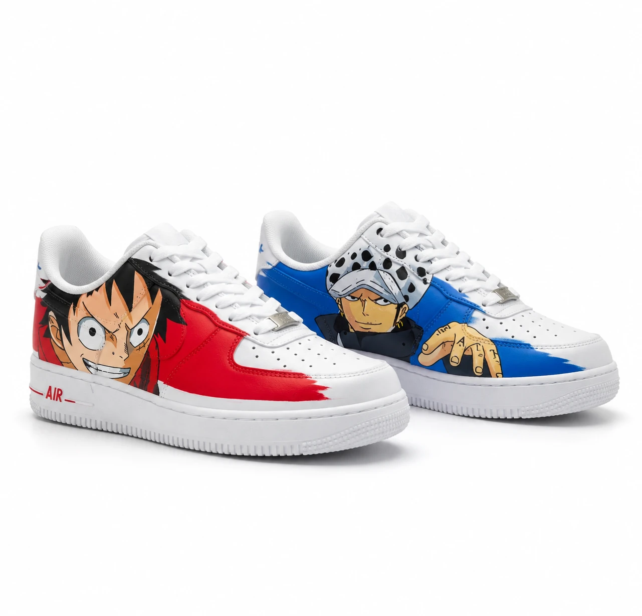 کفش ایرفورس 1 کاستوم طرح ONE PIECE انیمه وان پیس