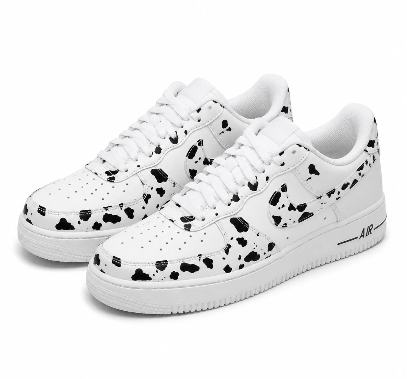کفش ایرفورس 1 کاستوم طرح Cow Pattern گاوی