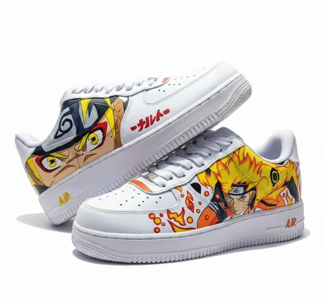 کفش ایرفورس 1 کاستوم طرح NARUTO انیمه ناراتو